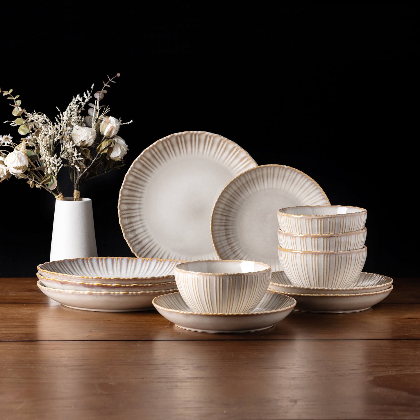 The Terra Stoneware Dinnerware Sets