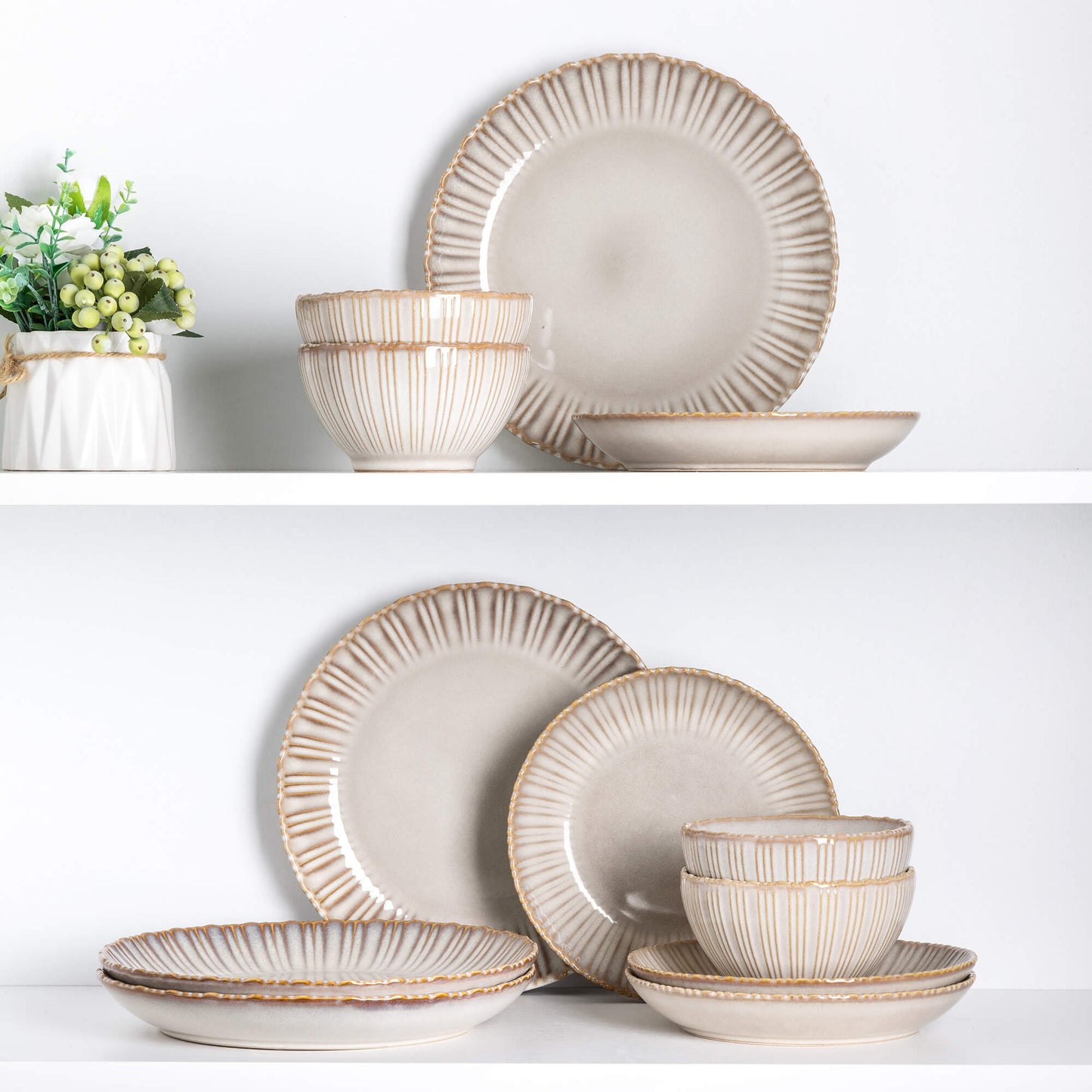 The Terra Stoneware Dinnerware Sets