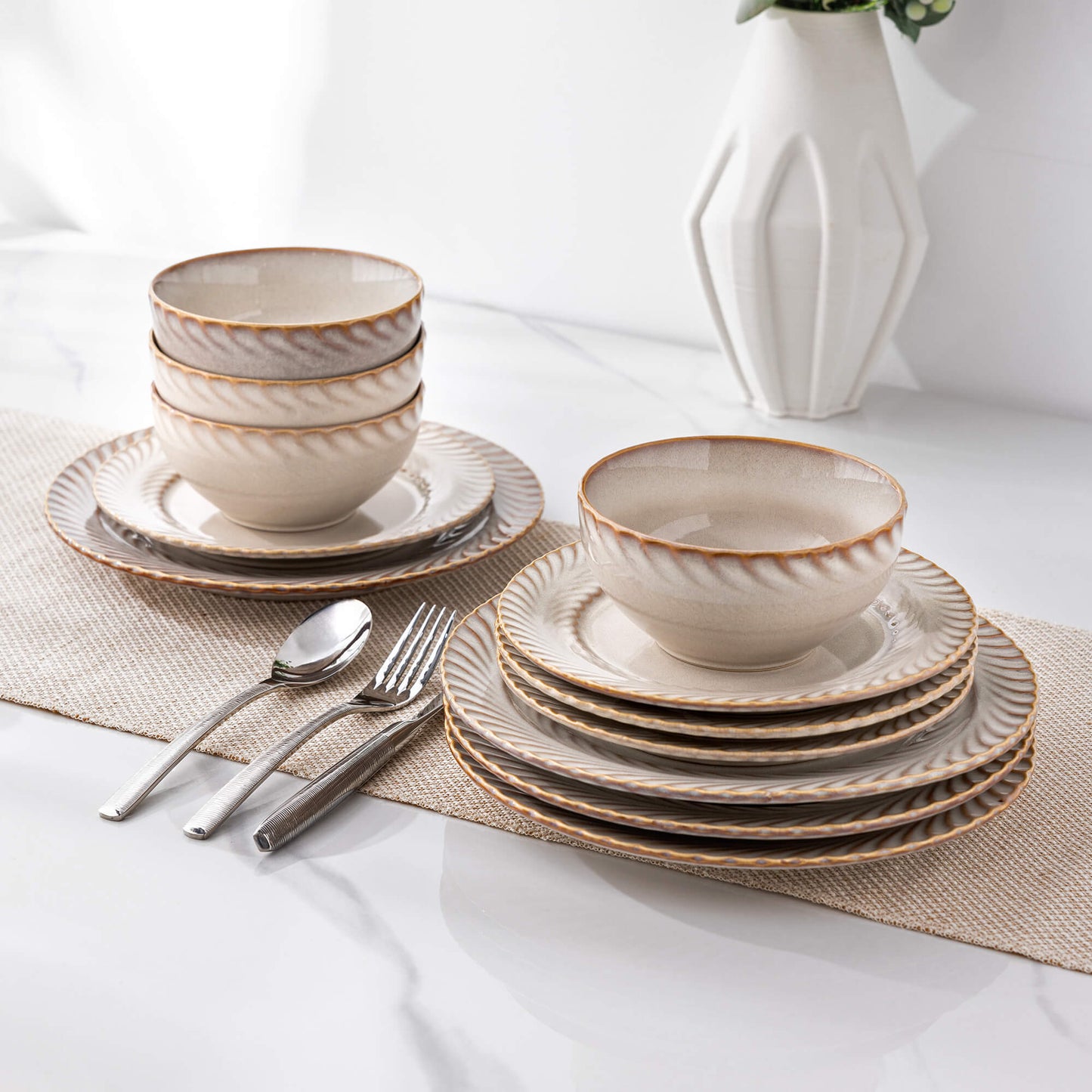 The Terra Stoneware Dinnerware Sets