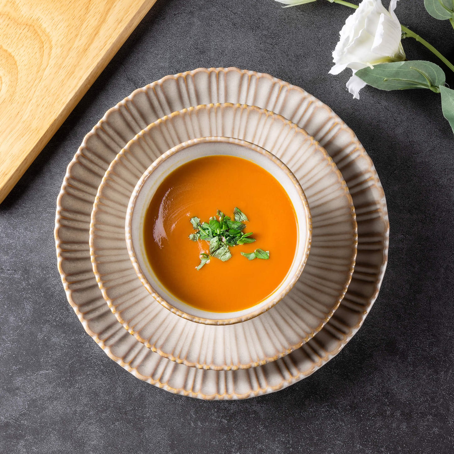 The Terra Stoneware Dinnerware Sets